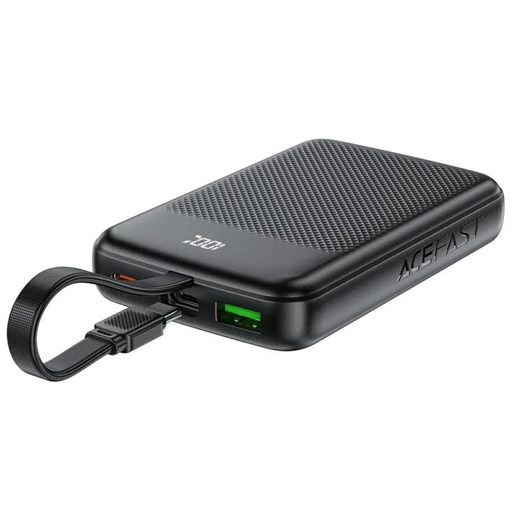 ACEFAST 10000mAh PD 22.5W Fast Power Bank (Built-in Cable)
