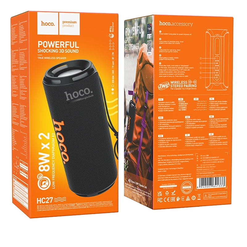 HOCO HC27 Soundful Sports Bluetooth Speaker
