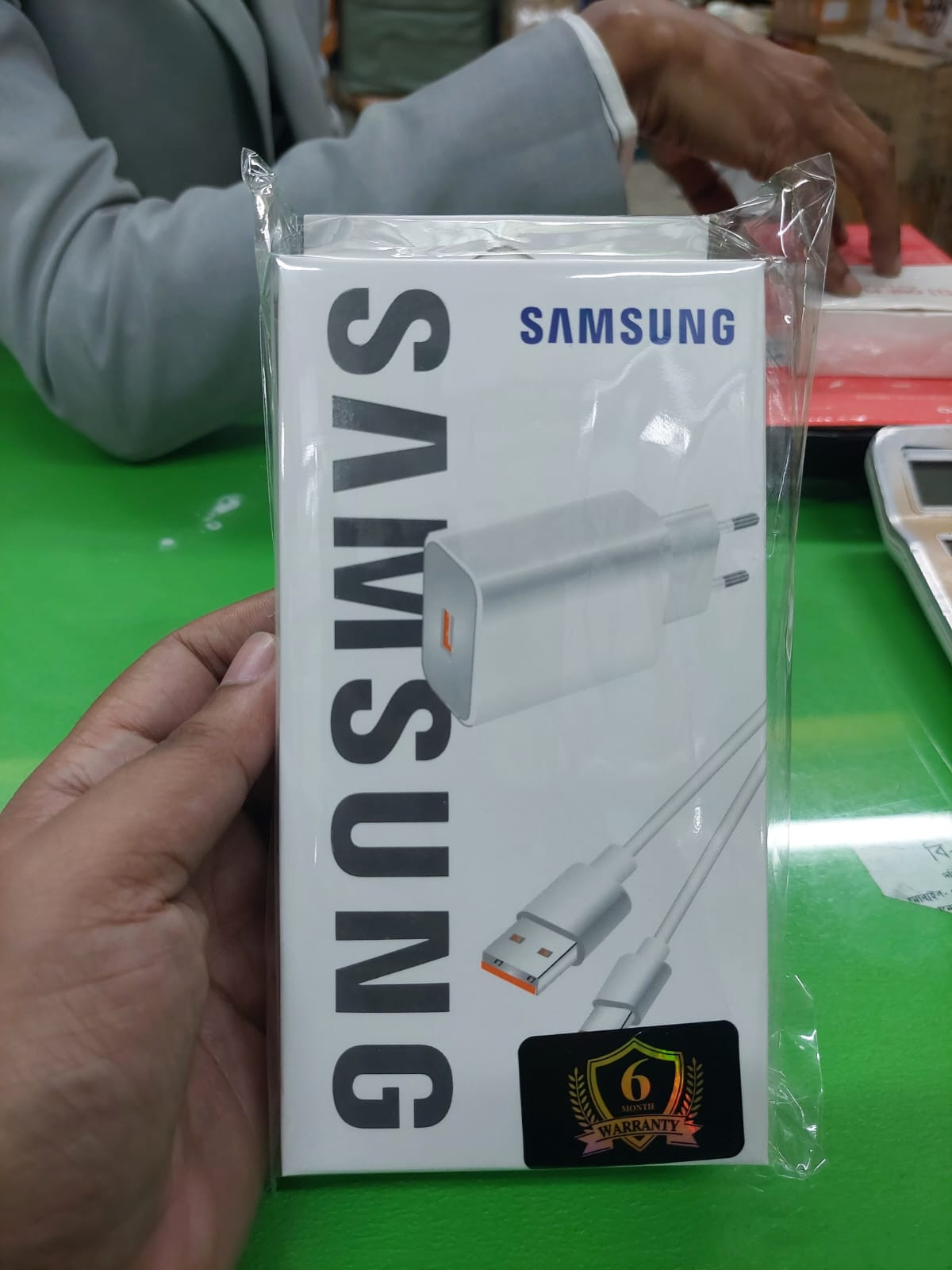 Samsung 33W Original Quality Logo Type-c Fast Charger 