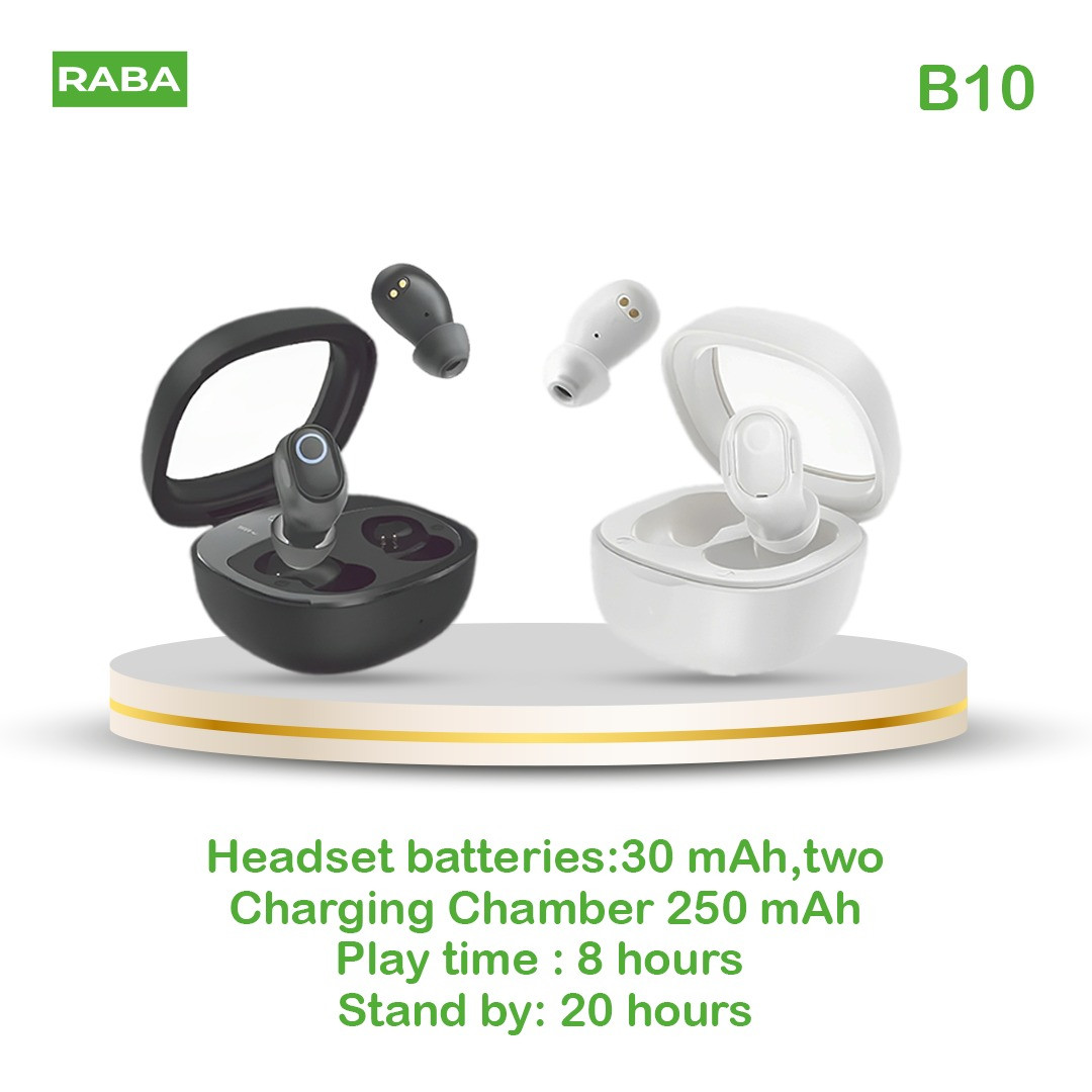 RABA B10 Original True Wireless Bluetooth Earbuds
