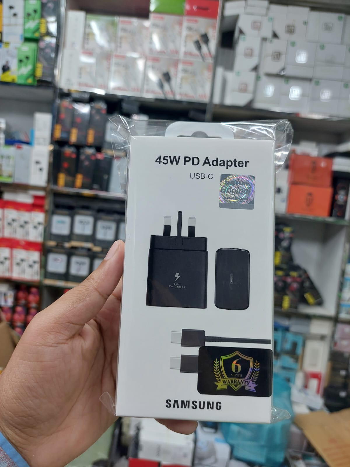 Samsung 45watt 3pin Original Quality  PD Type-c Fast Charger