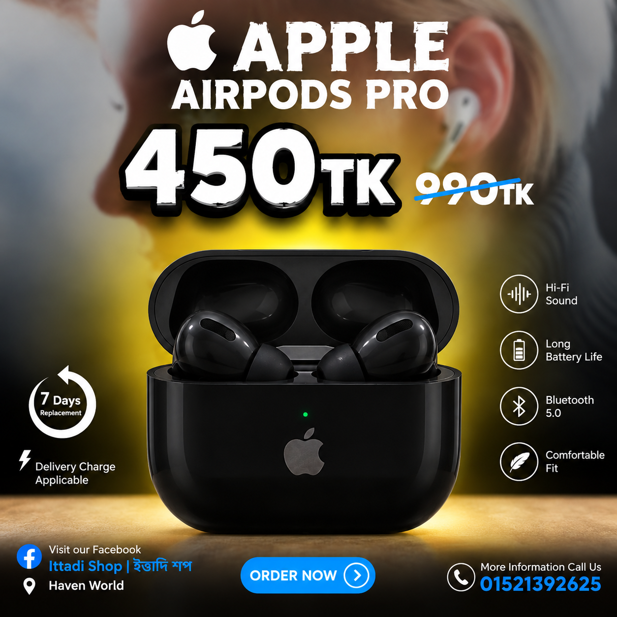 Apple Tws ( Black) 