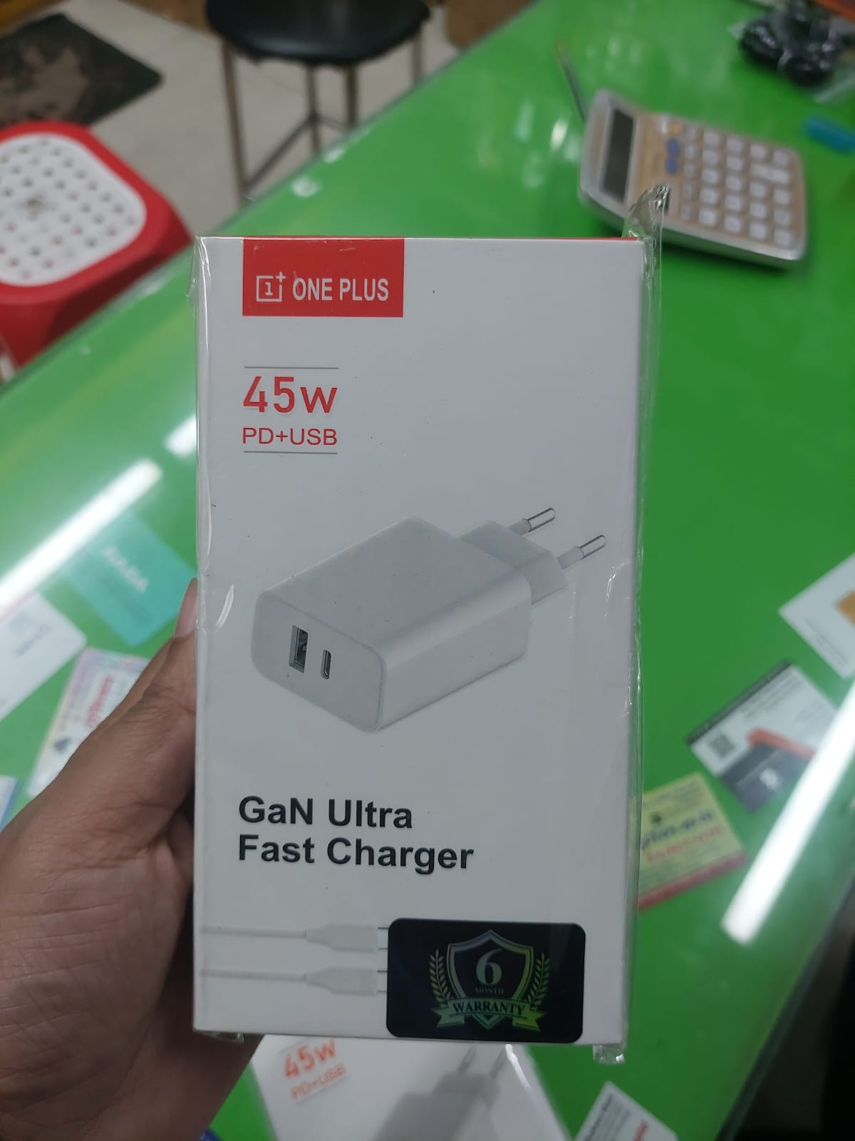OnePlus original 45Watt PD+USB Type-c Super Fast Charger