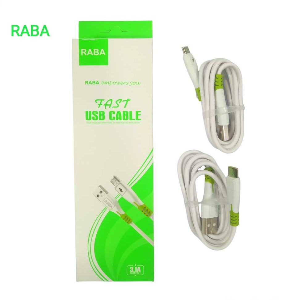 RABA Type-C Fast USB Data Cable